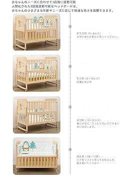 ベビーベッド 木製 新生児 添い寝ベッド 赤ちゃんベッドインベッド 組み立て簡単 Amazon.co.jp: ベビーベッド 木製 新生児 添い寝ベッド 赤ちゃん